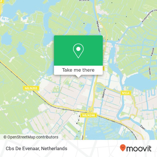 Cbs De Evenaar map