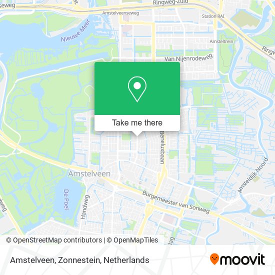 Amstelveen, Zonnestein Karte