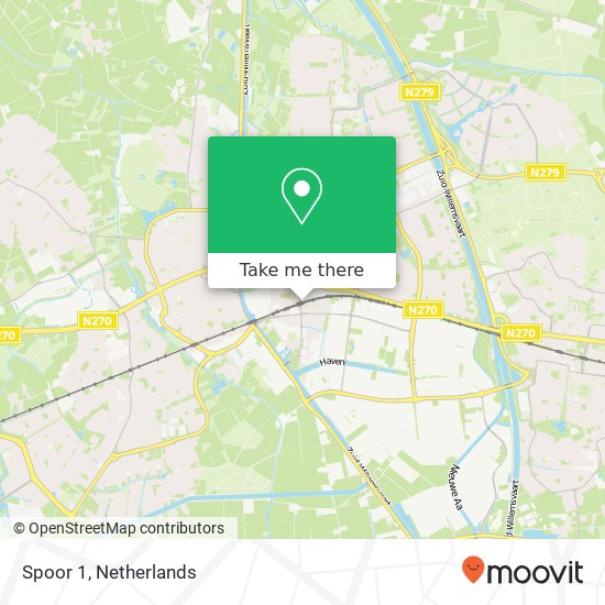 Spoor 1 map