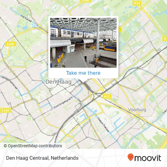 Den Haag Centraal map