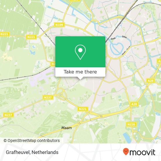 Grafheuvel map