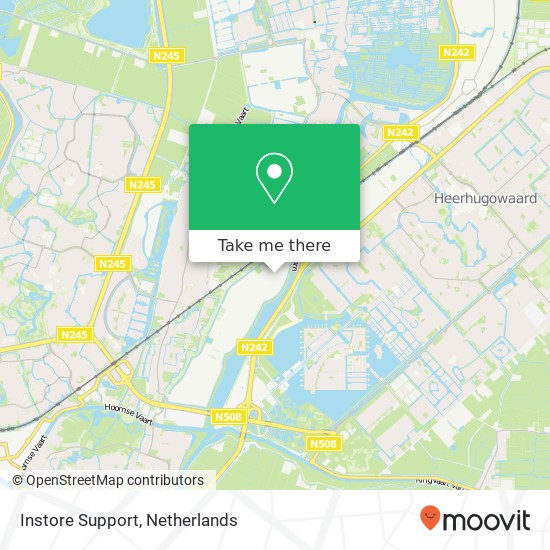 Instore Support map