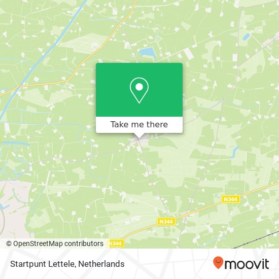 Startpunt Lettele map