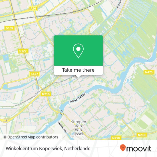 Winkelcentrum Koperwiek map