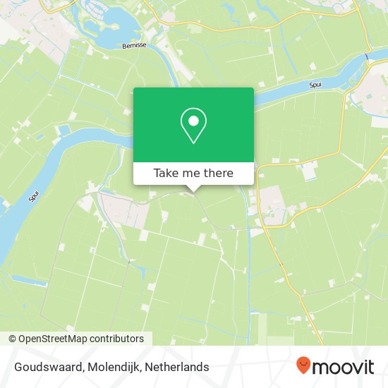 Goudswaard, Molendijk map