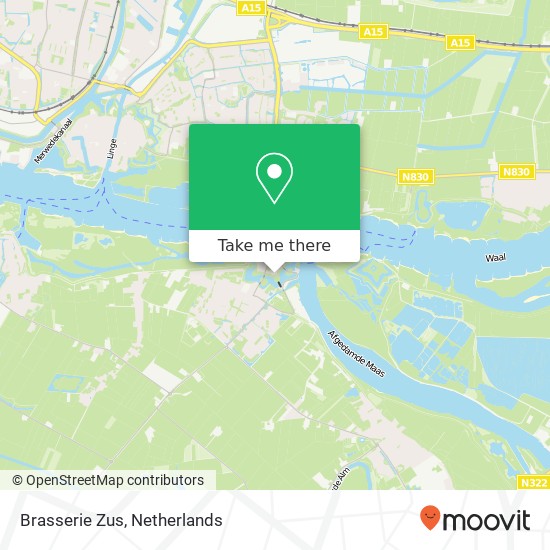 Brasserie Zus map