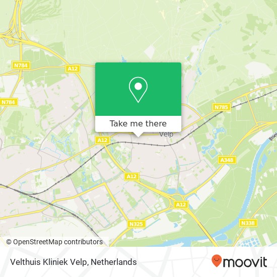 Velthuis Kliniek Velp map
