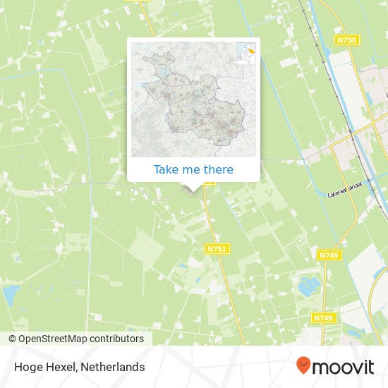 Hoge Hexel map