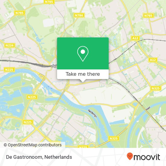 De Gastronoom map