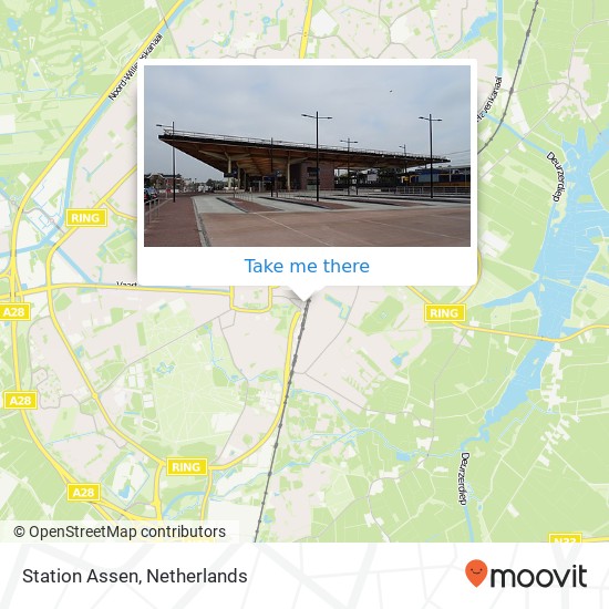 Station Assen map