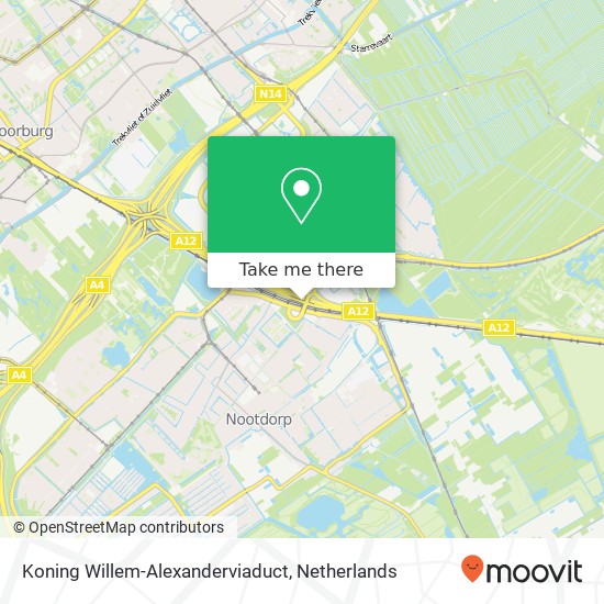 Koning Willem-Alexanderviaduct map