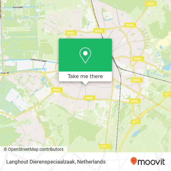 Langhout Dierenspeciaalzaak map