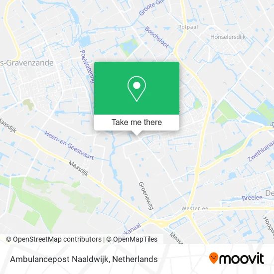 Ambulancepost Naaldwijk map