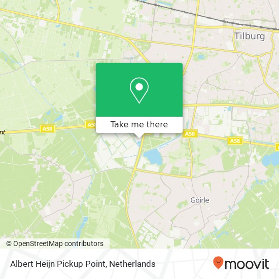 Albert Heijn Pickup Point Karte