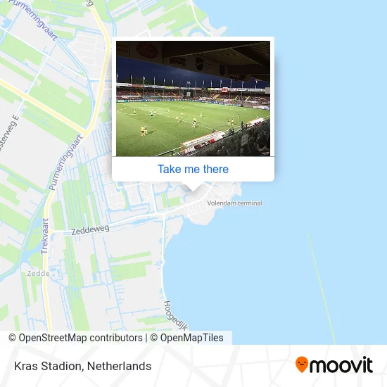 Kras Stadion map