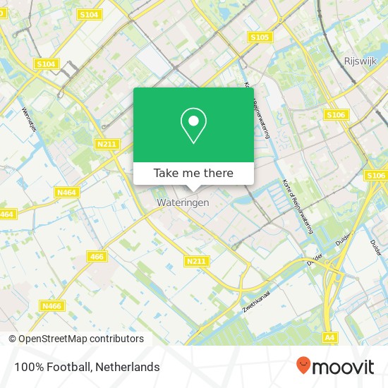 100% Football map