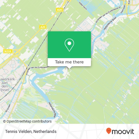 Tennis Velden map