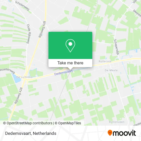 Dedemsvaart map