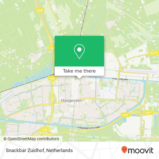 Snackbar Zuidhof map