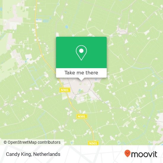 Candy King map