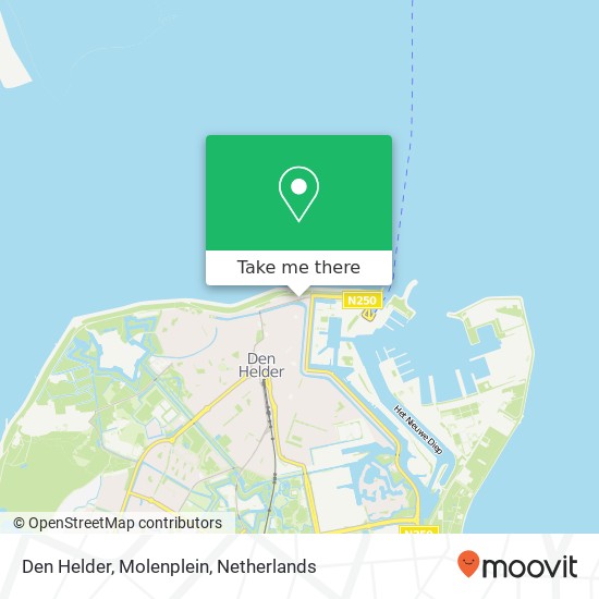 Den Helder, Molenplein Karte