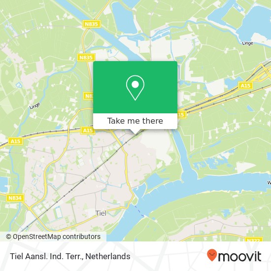 Tiel Aansl. Ind. Terr. map