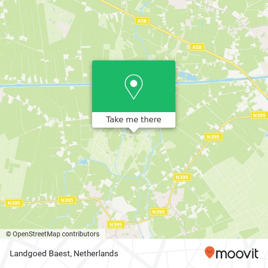 Landgoed Baest map