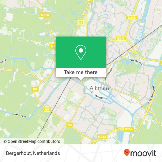 Bergerhout map