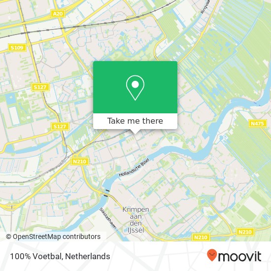 100% Voetbal map