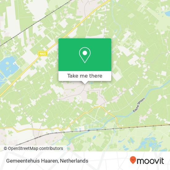 Gemeentehuis Haaren map