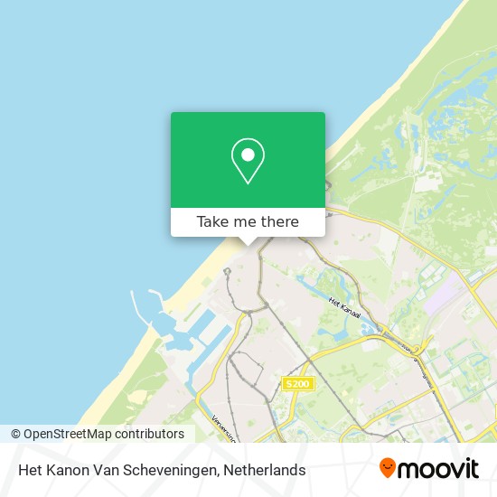 Het Kanon Van Scheveningen Karte