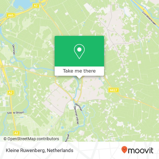 Kleine Ruwenberg map