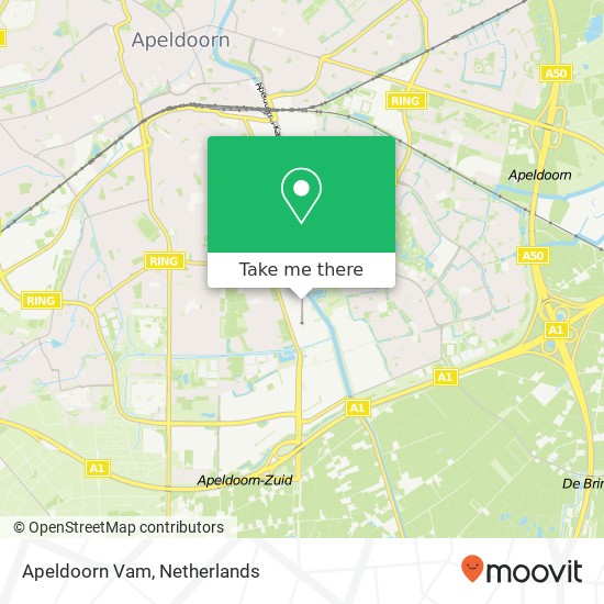 Apeldoorn Vam map