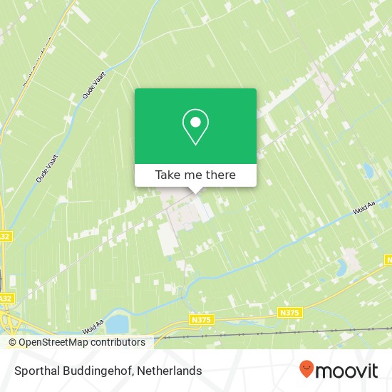 Sporthal Buddingehof map