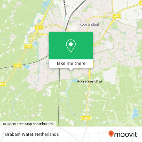 Brabant Watet map