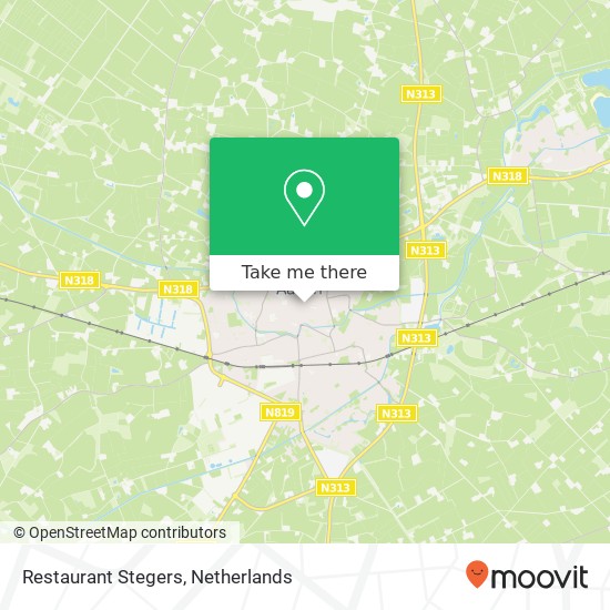 Restaurant Stegers map