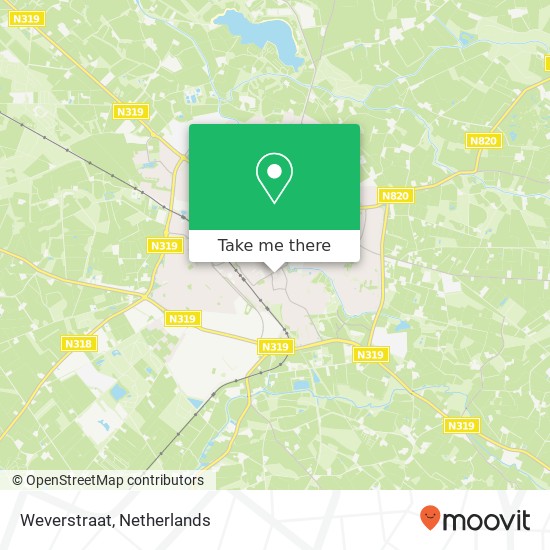 Weverstraat Karte