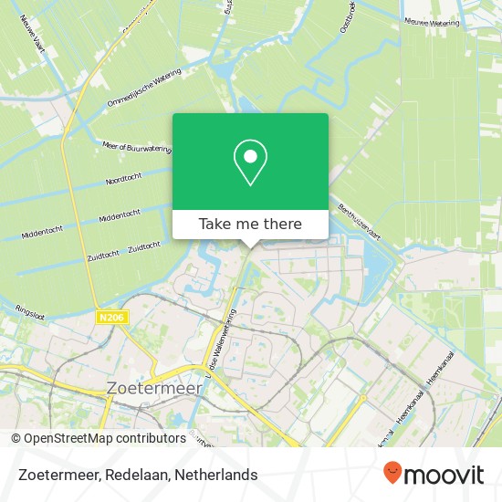 Zoetermeer, Redelaan map