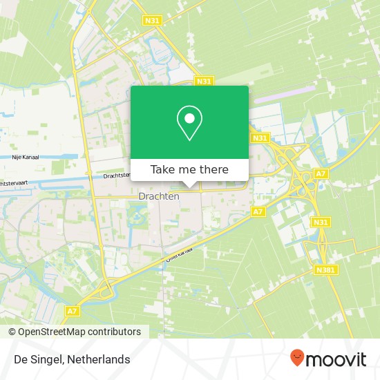 De Singel map