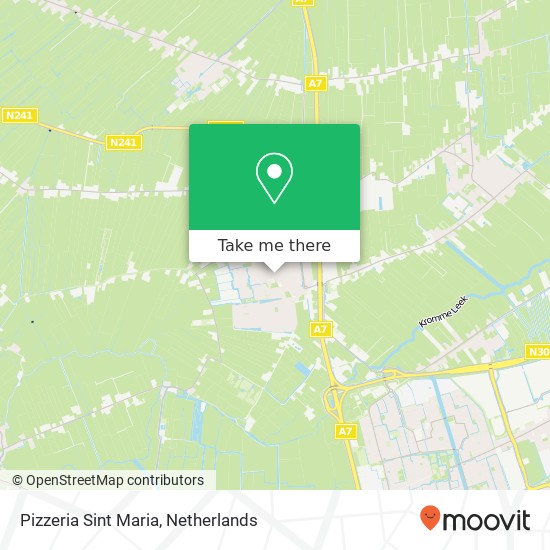 Pizzeria Sint Maria map