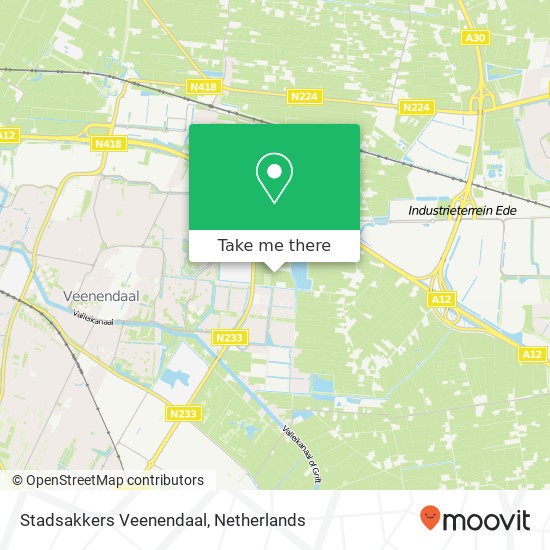 Stadsakkers Veenendaal Karte