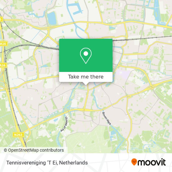 Tennisvereniging 'T Ei map