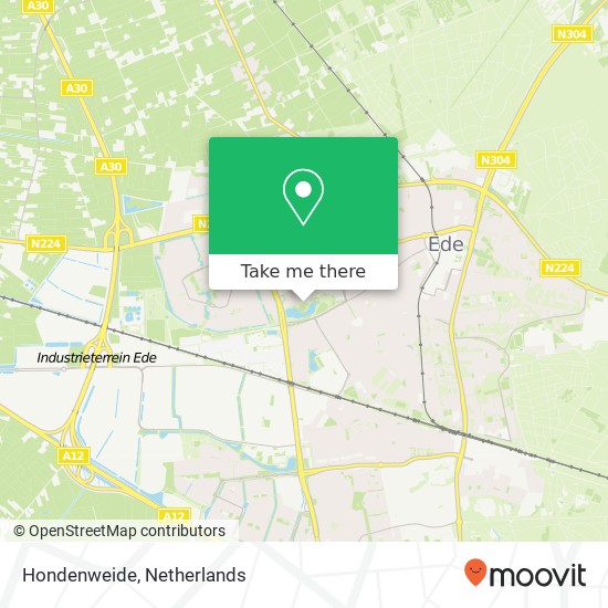 Hondenweide Karte