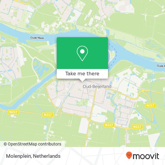 Molenplein map