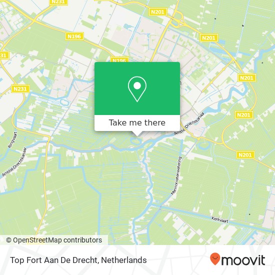 Top Fort Aan De Drecht map