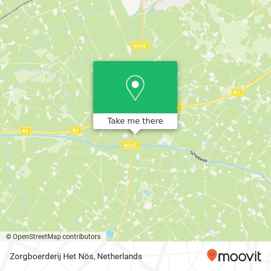 Zorgboerderij Het Nös map