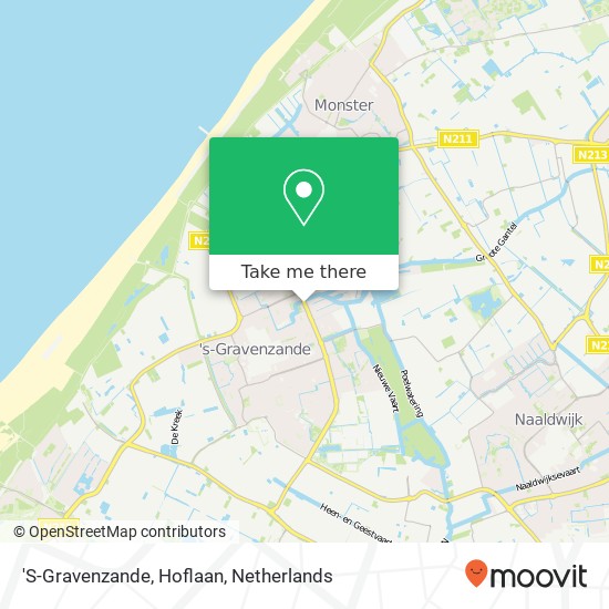 'S-Gravenzande, Hoflaan map