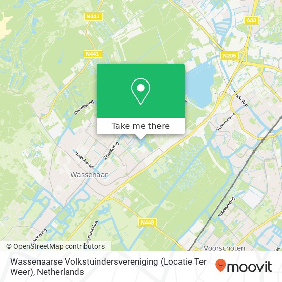 Wassenaarse Volkstuindersvereniging (Locatie Ter Weer) Karte