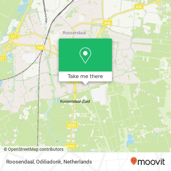 Roosendaal, Odiliadonk Karte