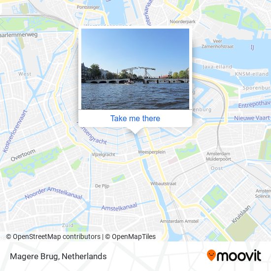Magere Brug map